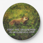 Keep the Groundhog in Groundhog Day plate
