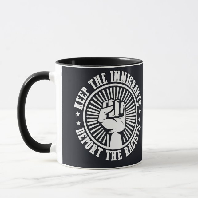 keep the immigrants mug (Left)