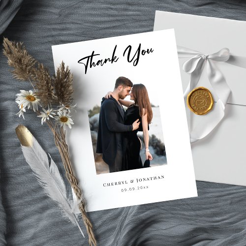 Keep the Memories Alive with Personalized Photo  Thank You Card