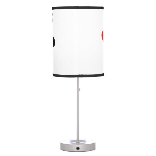 Keep The Neurons Firing Play Bridge Advice Humor Table Lamp (Back)