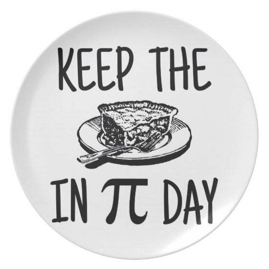 Keep The Pie in Pi Day Plate