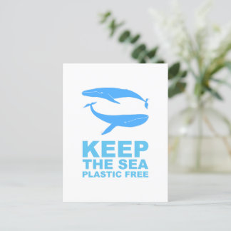Keep the Sea Plastic Free Postcard