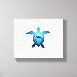 Keep The Sea Plastic Free Save The Sea Turtles T-S Canvas Print