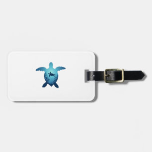 Keep The Sea Plastic Free Save The Sea Turtles T-S Luggage Tag