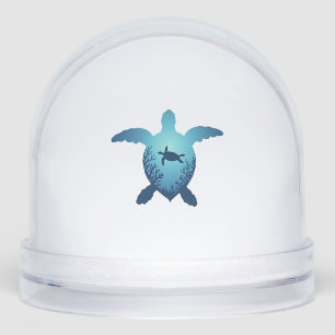 Keep The Sea Plastic Free Save The Sea Turtles T-S Snow Globe