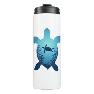 Keep The Sea Plastic Free Save The Sea Turtles T-S Thermal Tumbler