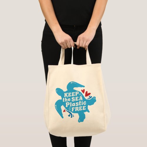 Keep the Sea Plastic Free Tote Bag