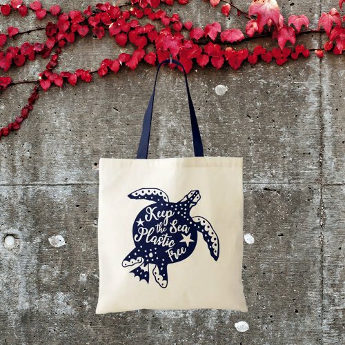 Keep The Sea Plastic Free Tote Bag