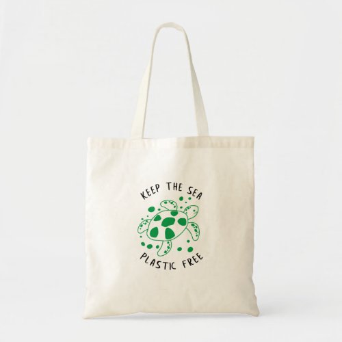 Keep The Sea Plastic Free Tote Bag