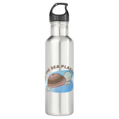 Keep The Sea Plastic Free Turtle Stainless Steel Water Bottle