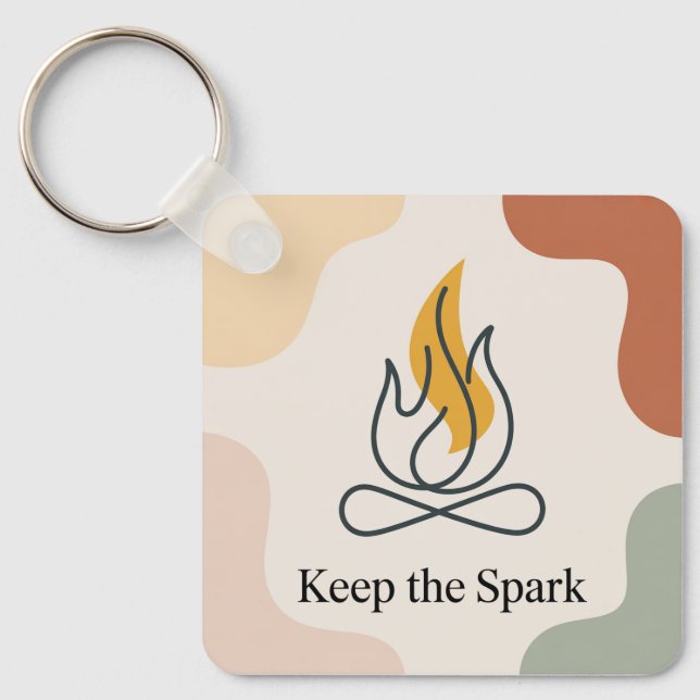 Keep The Spark Keychain (Front)