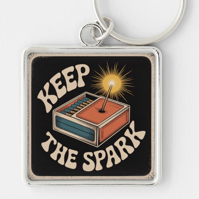 Keep The Spark Keychain (Front)