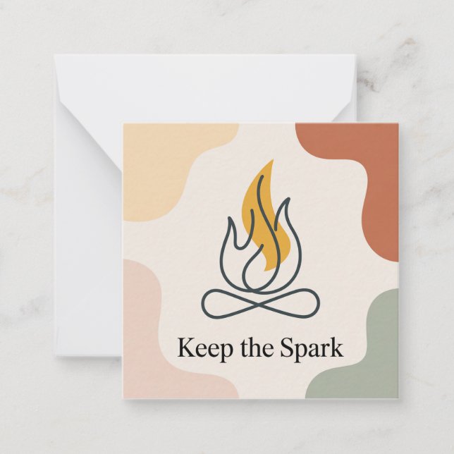 Keep The Spark Note Card (Front)