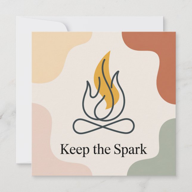 Keep The Spark Note Card (Front)