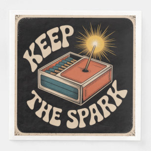 Keep The Spark Paper Dinner Napkins