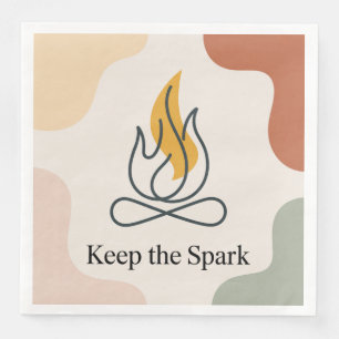 Keep The Spark Paper Dinner Napkins
