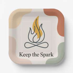 Keep The Spark Paper Plates