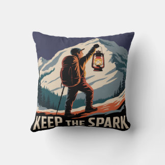 Keep The Spark Throw Pillow