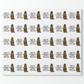 Keep the Spirit of Groundhog Day in your heart Wrapping Paper (Flat)