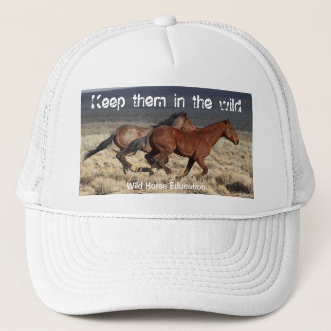 Keep Them In The Wild Trucker Hat (Front)
