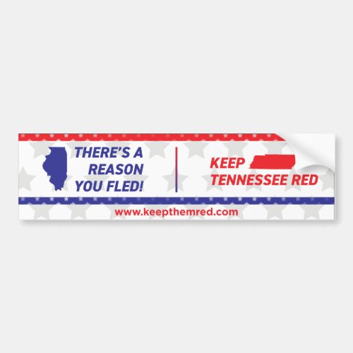 Keep Them Red _ Bumper Sticker IL to TN