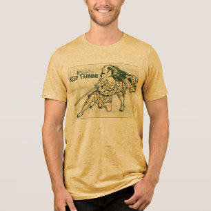 KEEP TRAINING Tri-Blend Shirt