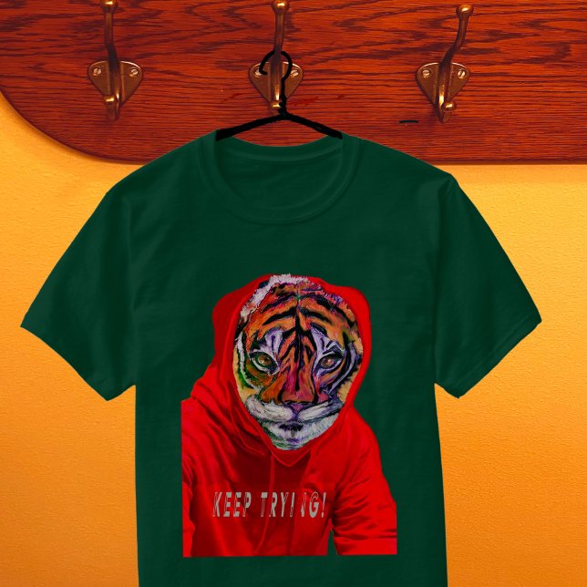 Keep Trying Tai Chi Tiger T-Shirt (Creator Uploaded)