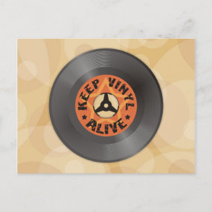 Keep Vinyl Alive Postcard
