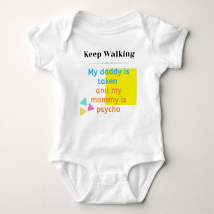 Keep Walking! Baby Bodysuit