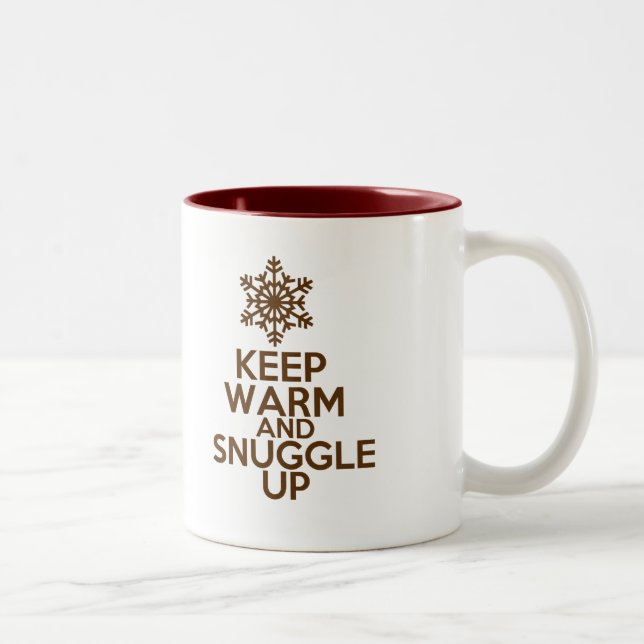 Keep Warm and Snuggle Coffee Cup (Right)