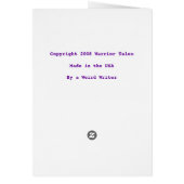 Keep Writers Weird Card (Back)