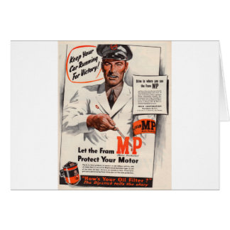 Keep Your Car Running for Victory Cards