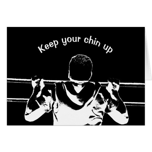 Keep Your Chin Up Cards (Front Horizontal)