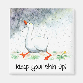 'Keep Your Chin Up!' Magnet