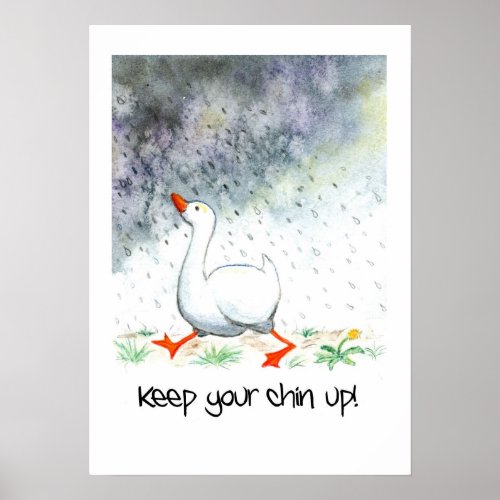 Keep Your Chin Up Poster