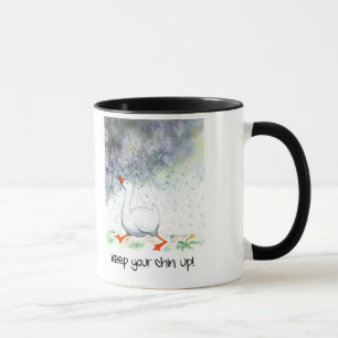 'Keep Your Chin Up!' Ringer Mug
