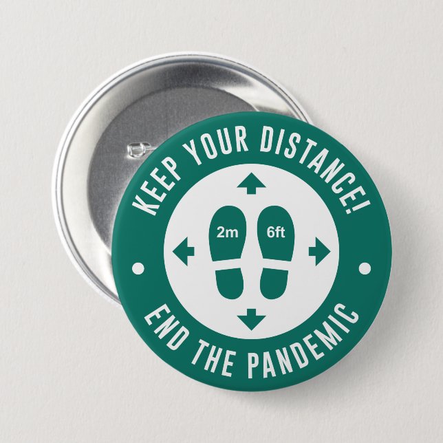Keep Your Distance Button (Front & Back)