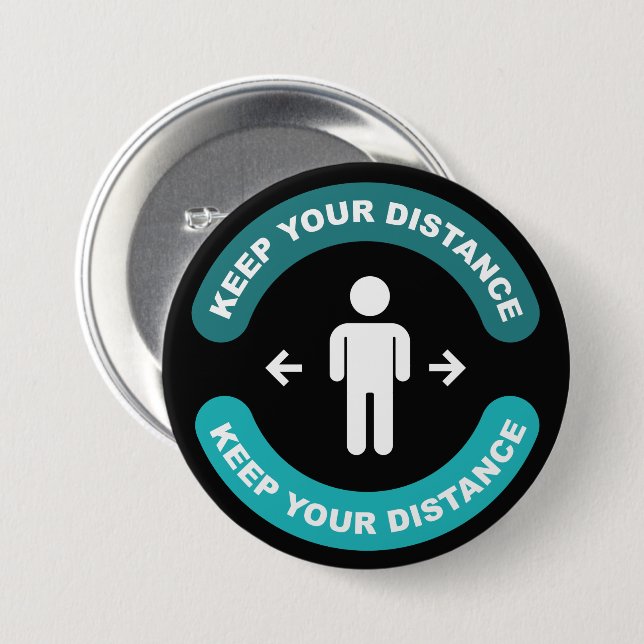 Keep Your Distance Button (Front & Back)