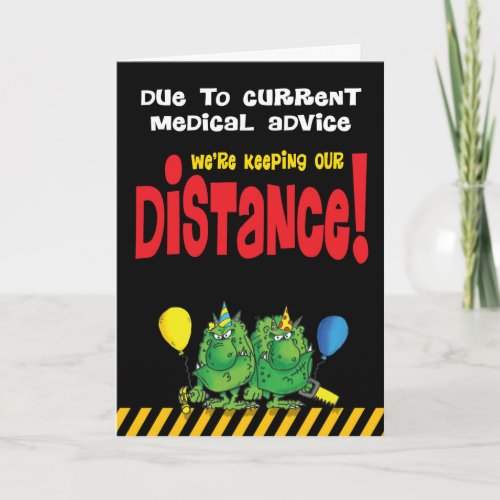 keep your Distance Card