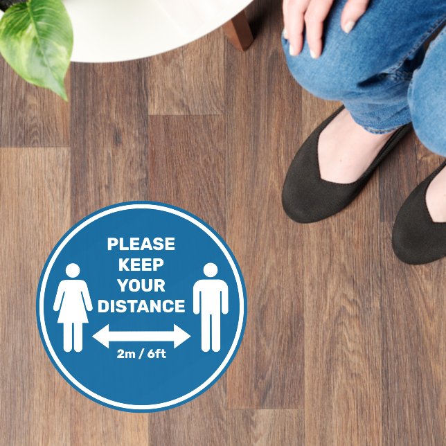 Keep your Distance Floor Decals (Floor)