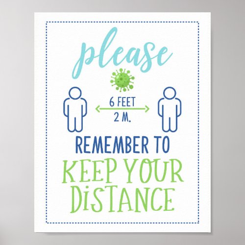 Keep your Distance Poster