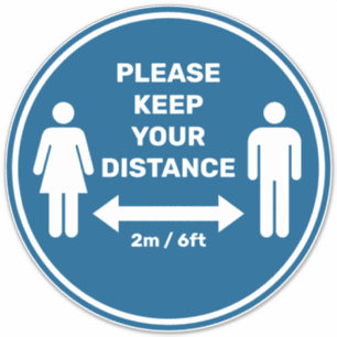 Keep your Distance Sticker