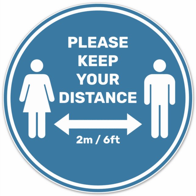 Keep your Distance Sticker (Front)