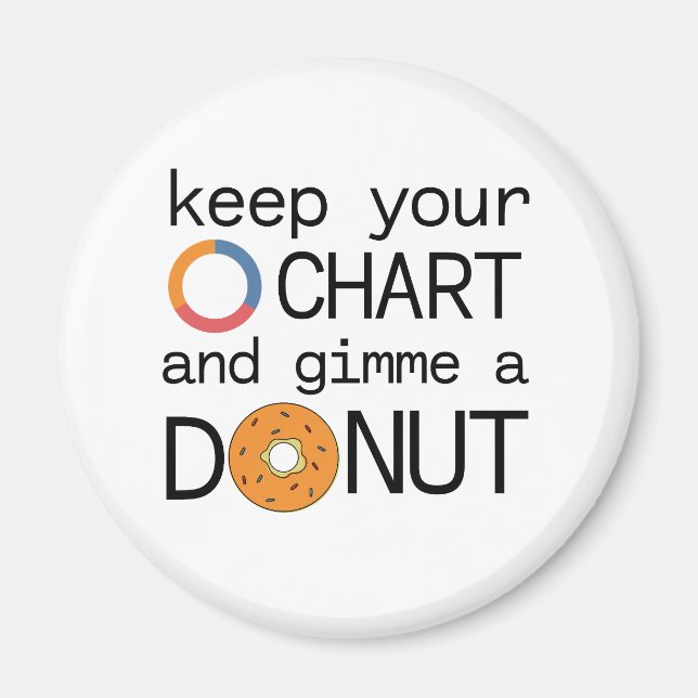 Keep Your (Donut) Chart and Gimme a Donut Magnet (Front)