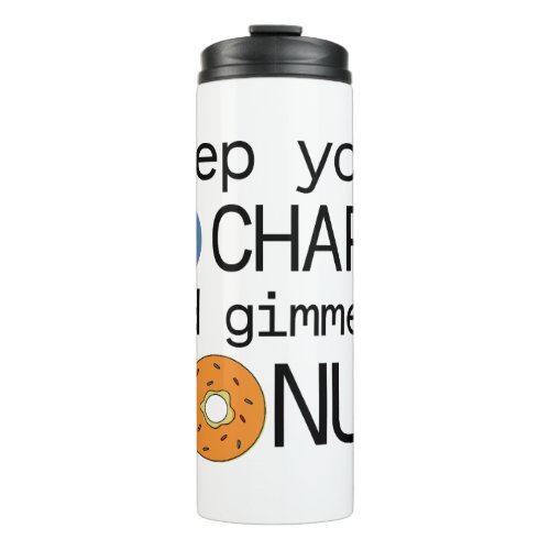 Keep Your Donut Chart and Gimme a Donut Thermal Tumbler