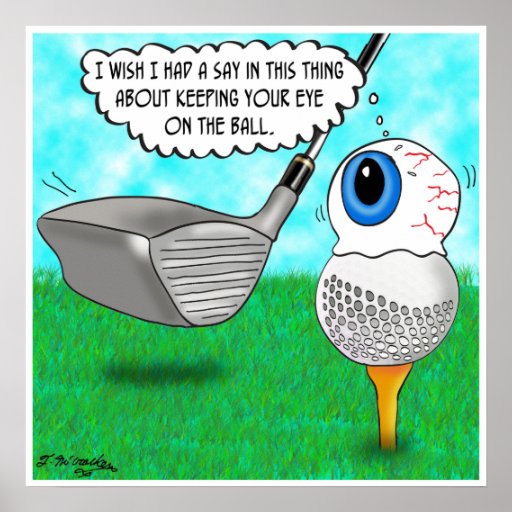 Keep Your Eye on the Ball Poster | Zazzle.com