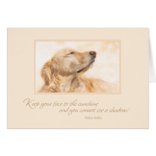 Keep Your Face to the Sunshine Cards (Front Horizontal)