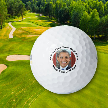 Keep Your Golf Ball Obama by Westerngirl2 at Zazzle