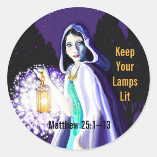 Keep your lamps lit Sticker