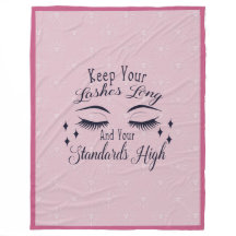 Keep Your Lashes Long and Standards High